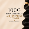 100g Hair Extension Appointment Deposit